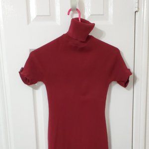 Short Sleeved Sweater Dress